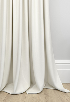 Wexley, White Cotton - Made to Measure Curtains